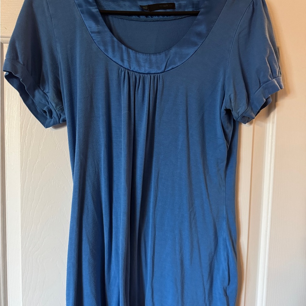 Maurices Blue Short Sleeve Top